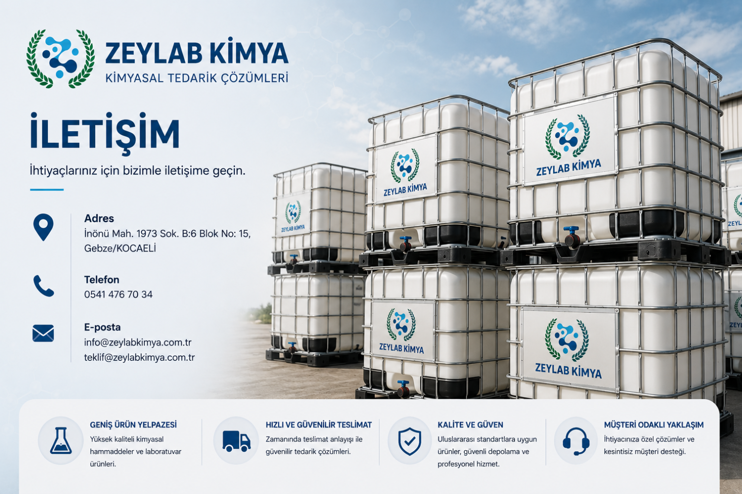 Zeylab Kimya iletişim görseli